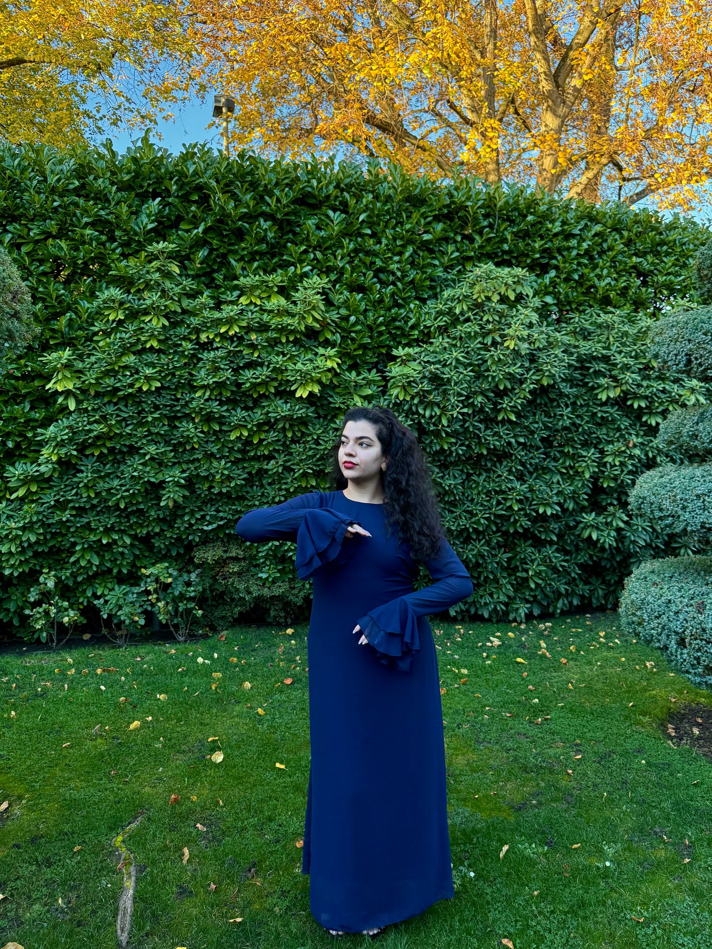 Deep Navy Adjustable Dress